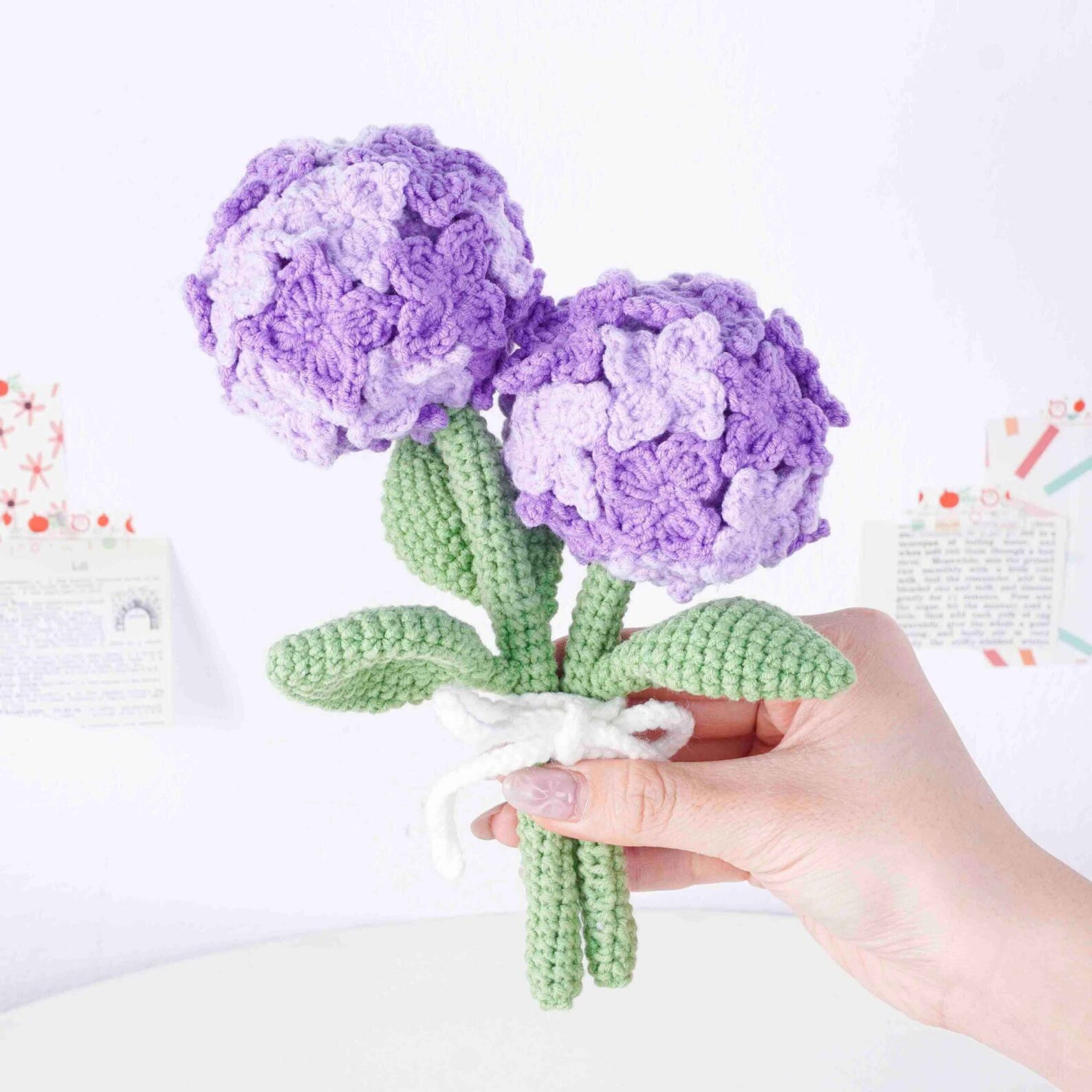Hydrangeas Crochet Pattern