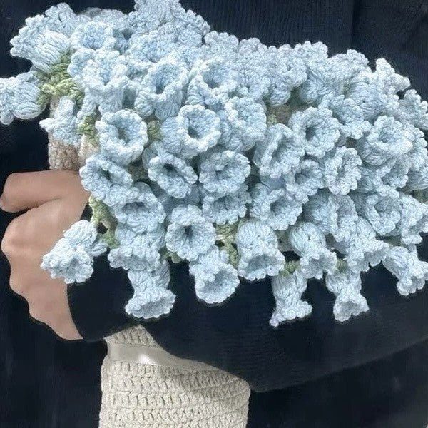 Bell Flower Blossom Bouquet Blanket Pattern