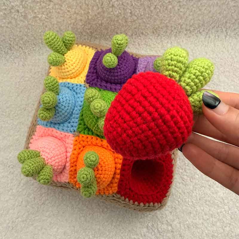 DIY Carrot Pulling Toy Kit Crochet Pattern