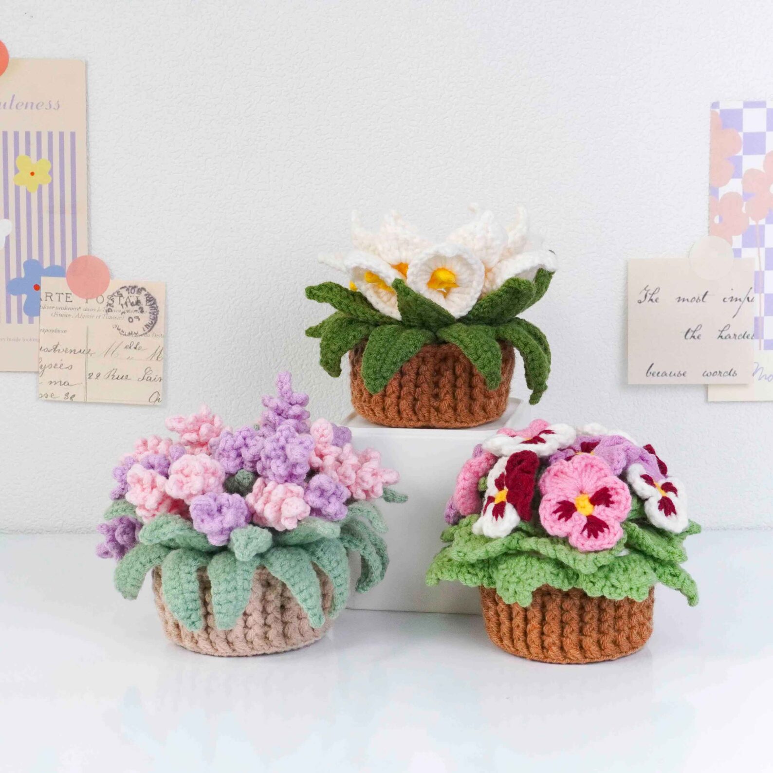 'Petalora' Petal Flower Coaster Crochet Patterns Bundle